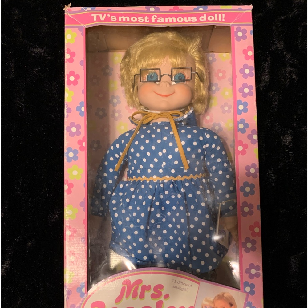 Mrs. Beasley collectible doll 1970s Cheryl Ladd voice